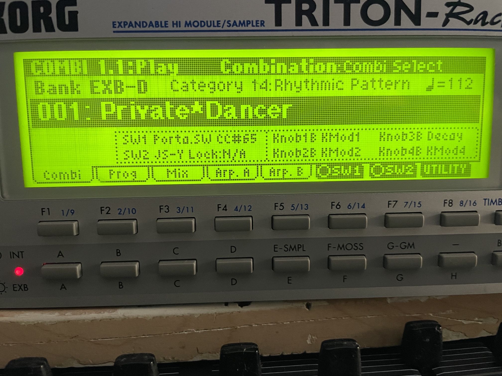 KORG EXB-PCM CARDS 01/02/03/04/05/06/07/08 FOR TRITON CLASSIC