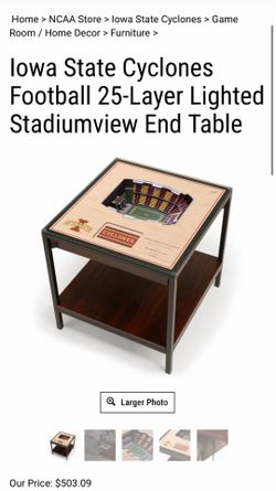 Iowa State Football Stadium Table