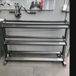 HEAVY DUTY COMMERCIAL GRADE DUMBBELL RACK HOLDS 5 LBS TO 70 LBS