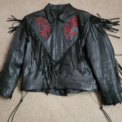 Woman's XL Leather Jacket
