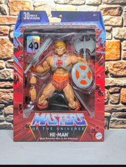 Masters of the Universe Masterverse 40th Anniversary He-Man Figure