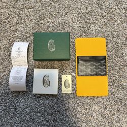 Black Goyard cardholder 