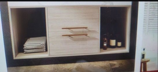 Floating vanity..new