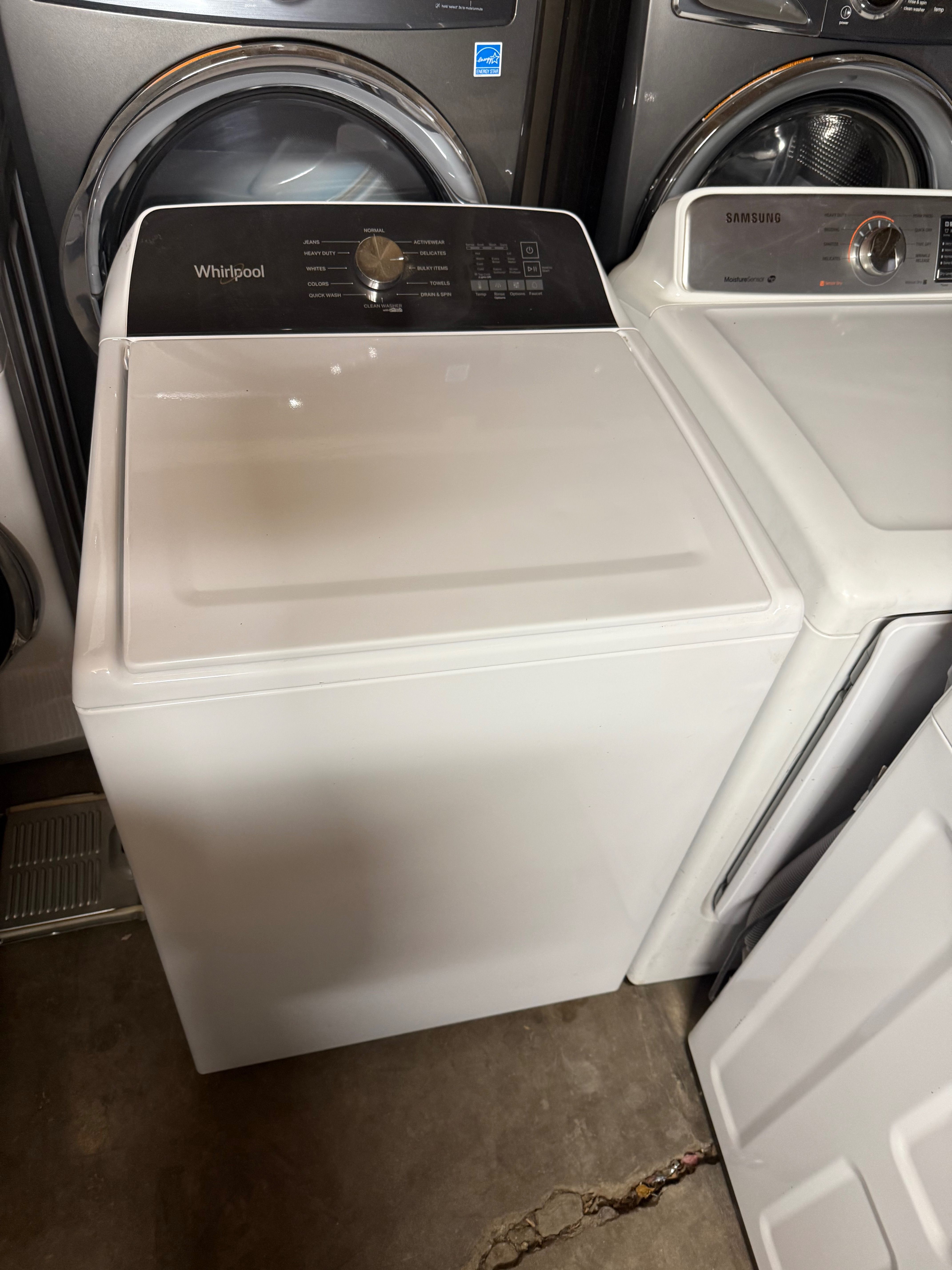 Whirlpool washer HE 4.8 Cuft
