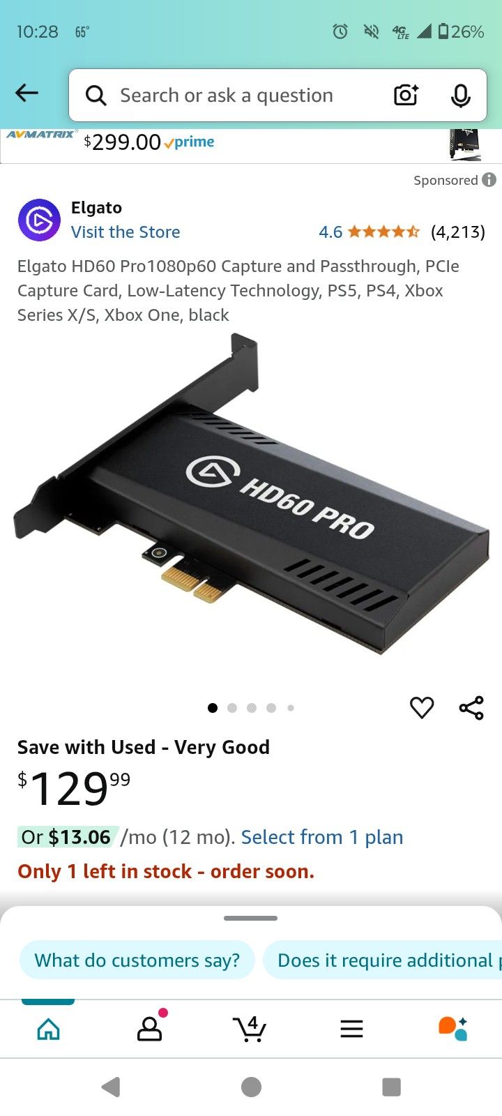 Elgato HD60 Pro1080p60 Capture and Passthrough,All Products : American Fashion Style Bags On Sale