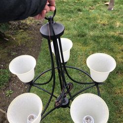 New five light chandelier 