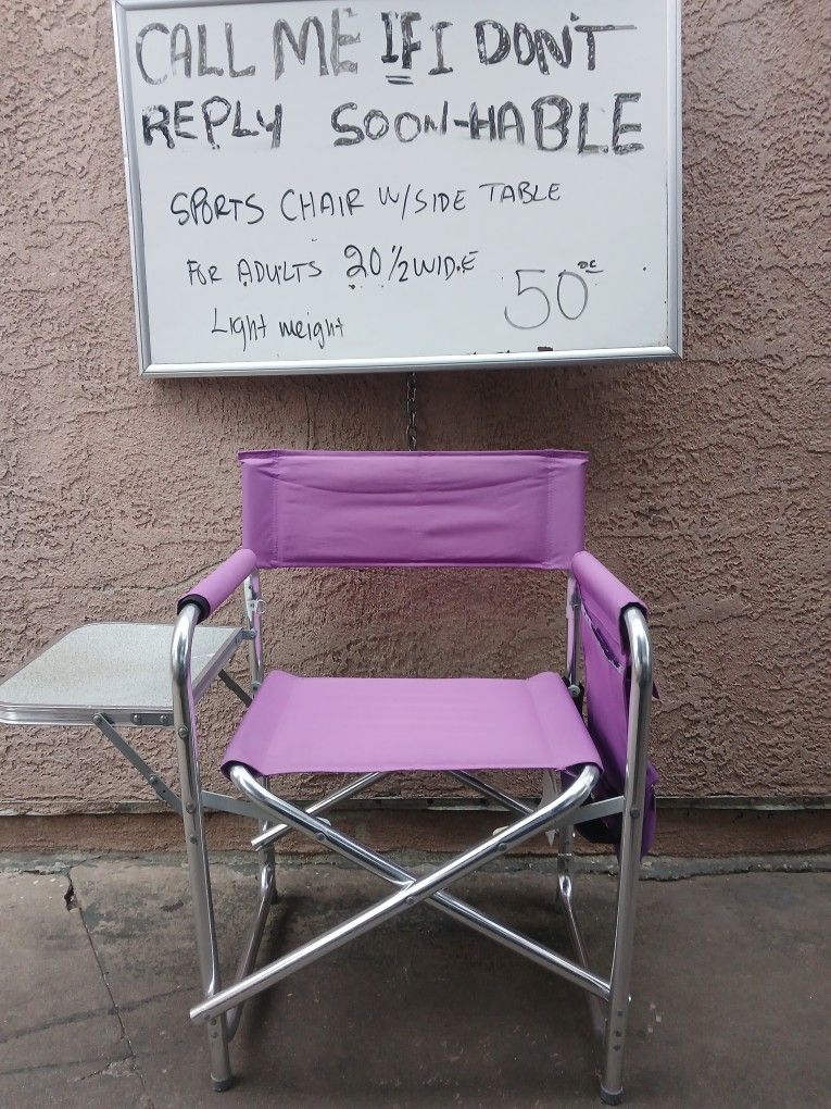 Sport Chair With Table