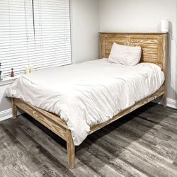 Full Side Bed Frame (Solid Wood)
