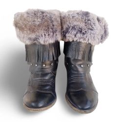 Genuine Leather Boot Covers