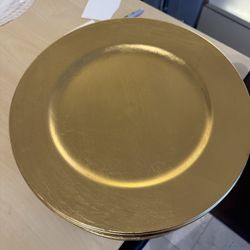 Gold Charger Plates (Set of 24)