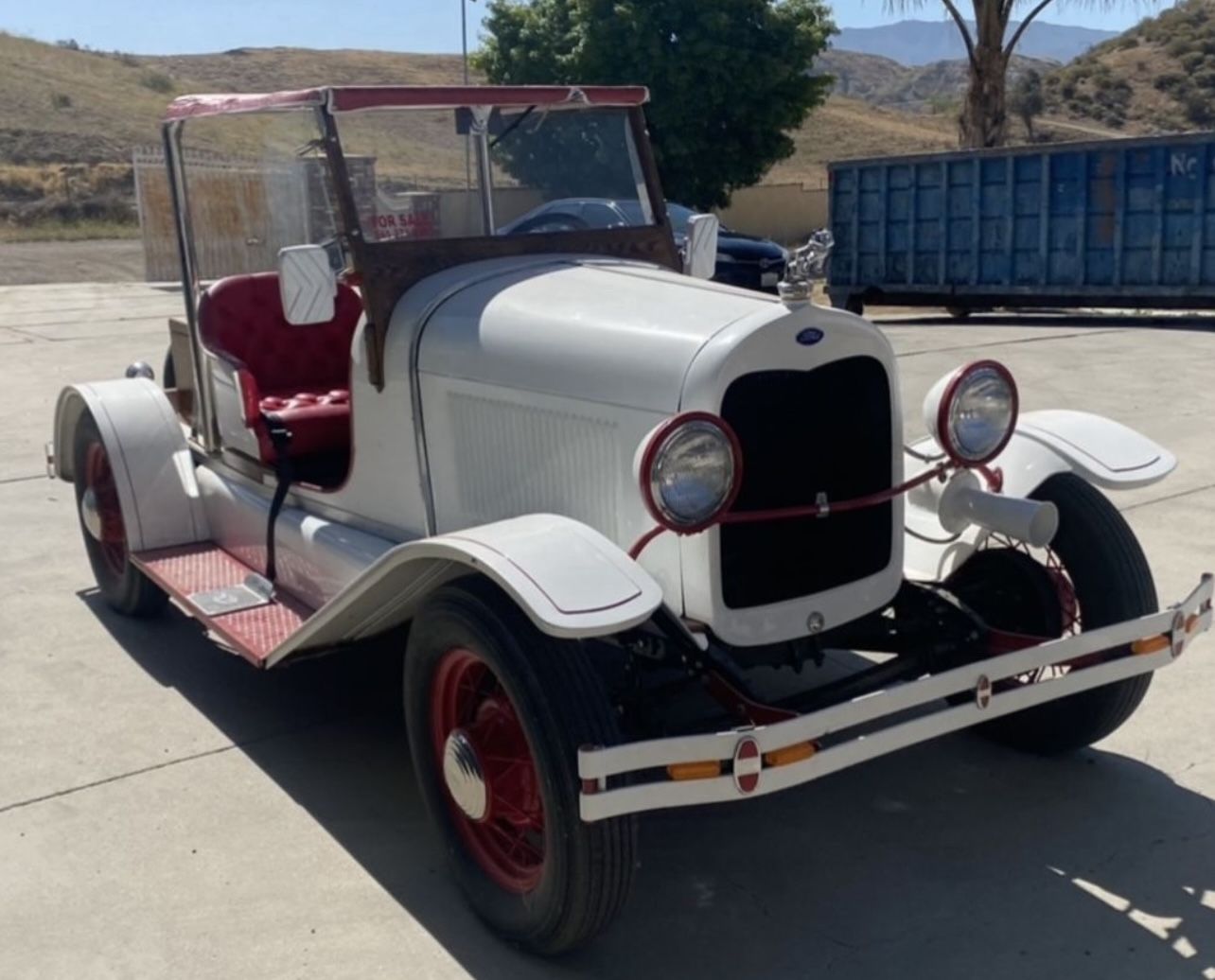 Rare 1928 White Ford Model A Convertible,New Products : American Fashion Style Bags On Sale