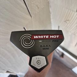 Odyssey White Hot Pro Dart Mini 35” Putter Right Handed,  lamkin grip