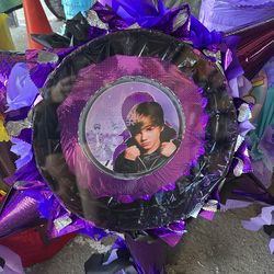 Justin Bieber 3D star pinata CUSTOM PRINT