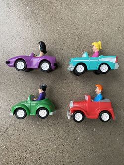 1991 Archie Comic Characters Pull Back Cars