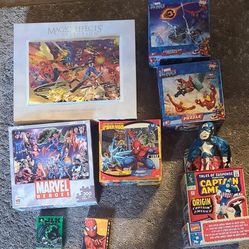 Marvel Miscellaneous Puzzles And Marvel Captain America In A Box