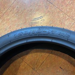 120/70-17 New Motorcycle Front Tire $70
