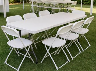 Party chairs and tables