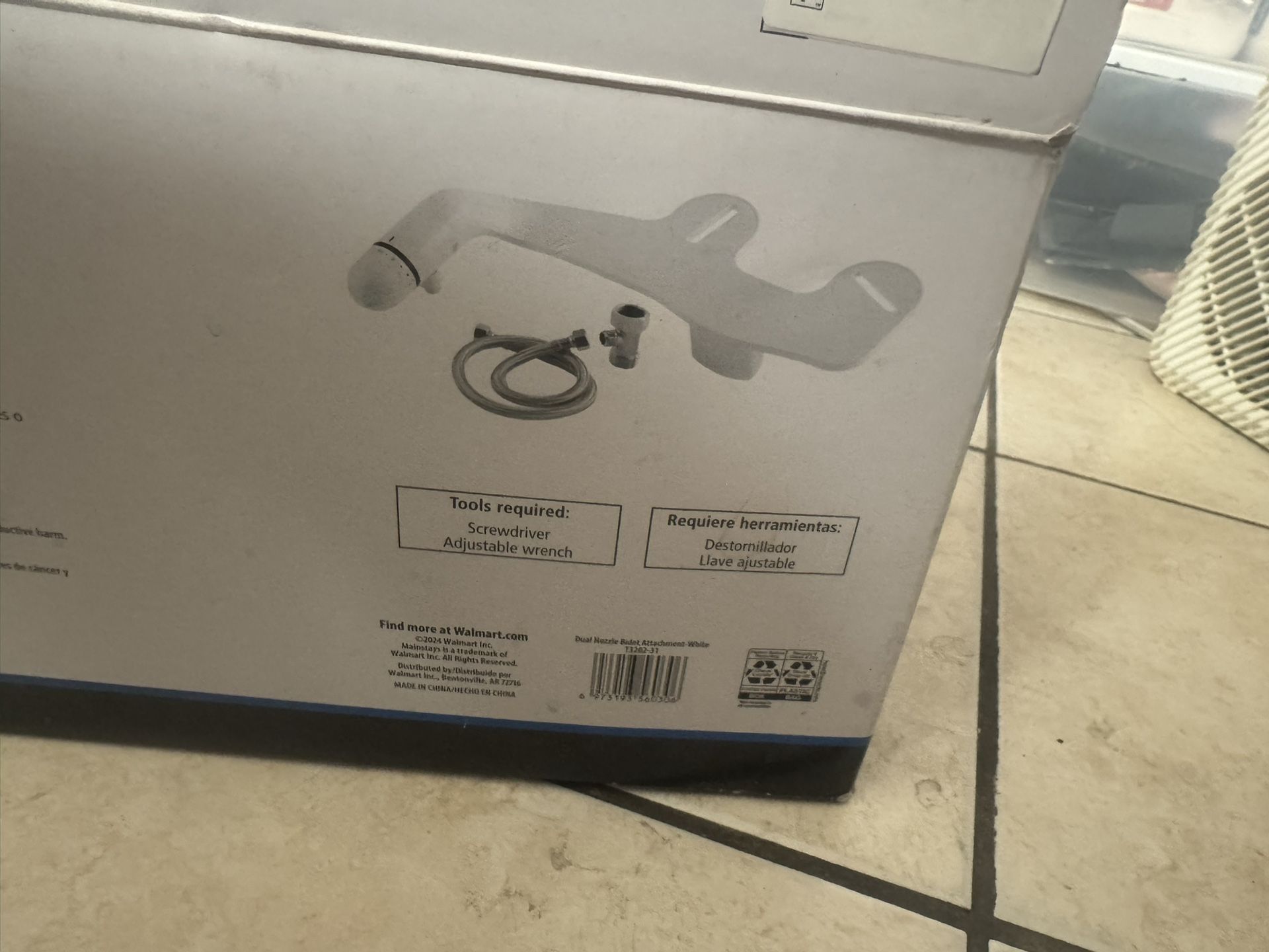 a Mainstays Dual Nozzle Bidet Attachment