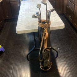 Golf Men’s RH TaylorMade Drivers Wilson Irons w/Bag