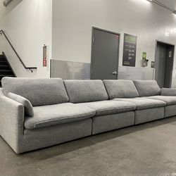 Modern Cloud Down Filled Sectional Sofa Couch