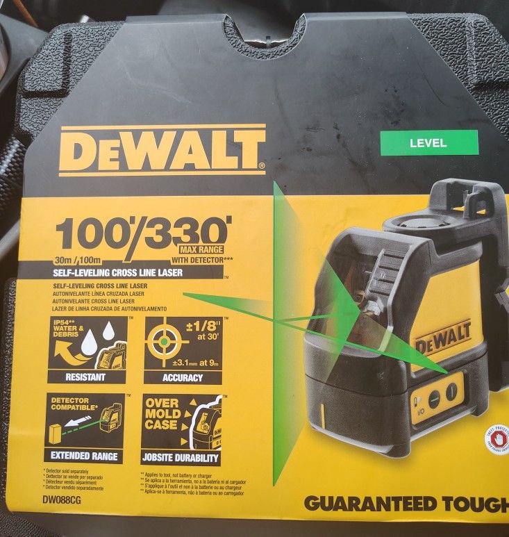 DeWalt Green Laser Level
