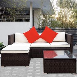 Gaopan Outdoor Sectional Sofa Set – Modern Patio Luxury – $300