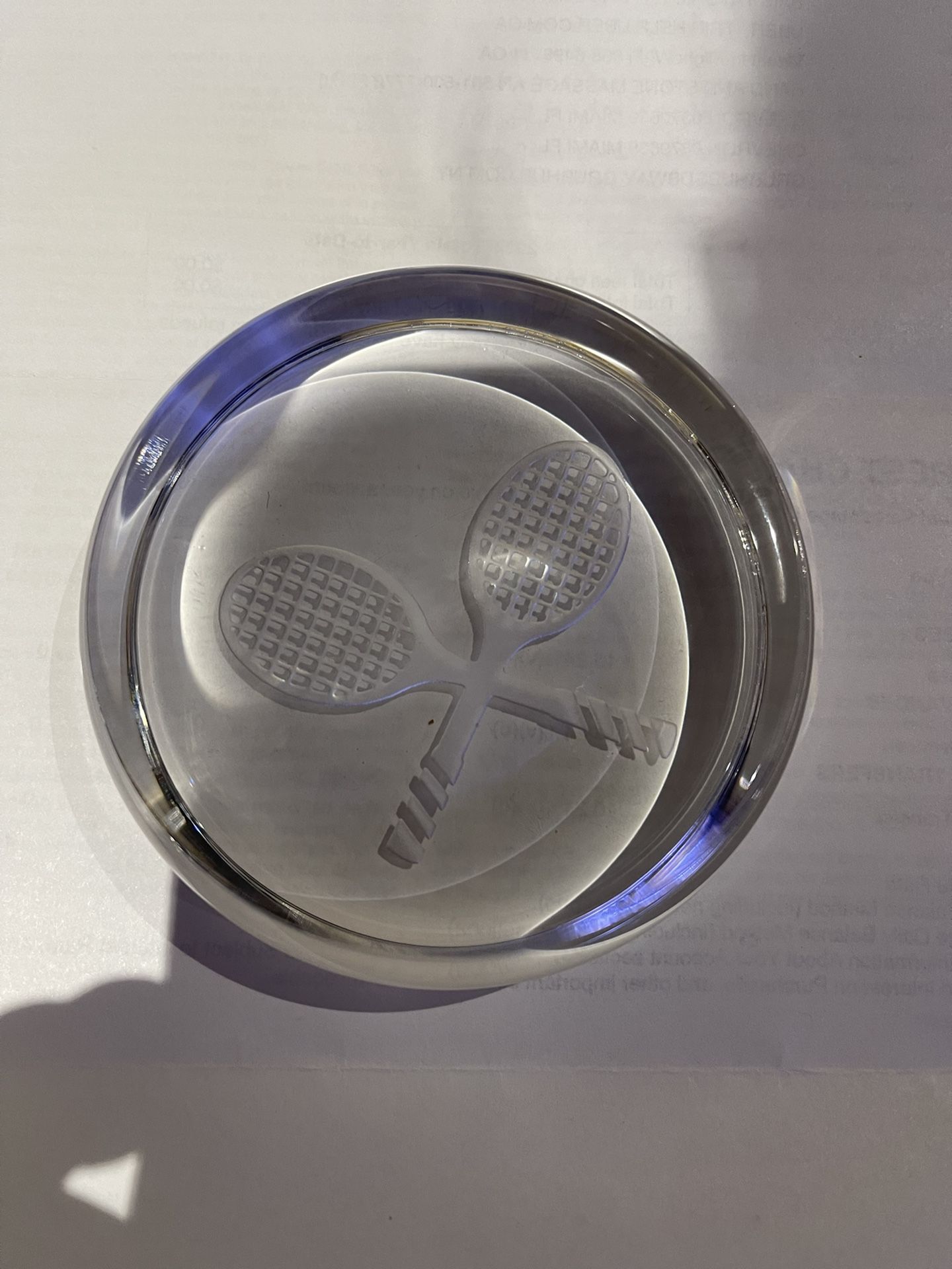 Tennis Paperweight