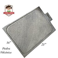 Comal De Piedra Volcánica Cuadrado