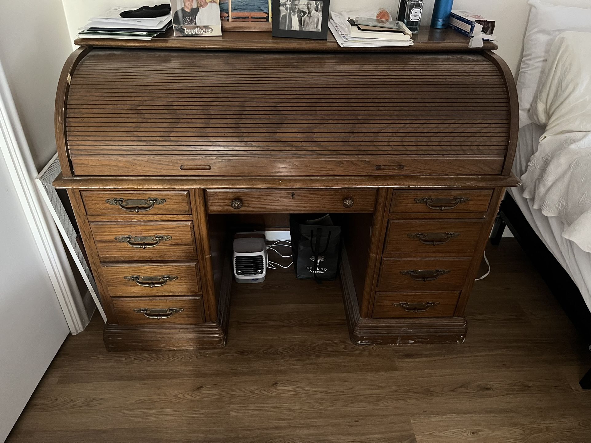 Vintage Roll Top Desk