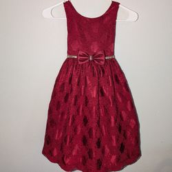 GIRL'S RED DRESS