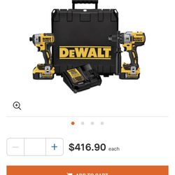 Dewalt Drill Set And Light 