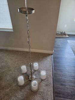 Brushed Silver Chandelier - Free