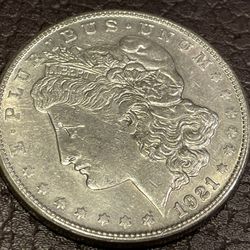 $1 1921 P. Morgan Dollar Collectible Coin 