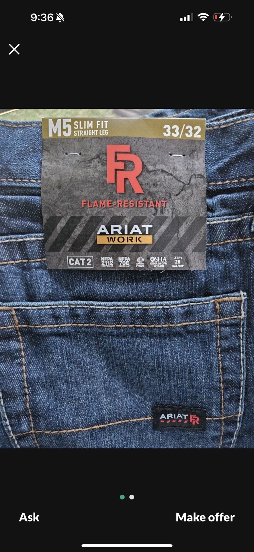 Brand New Ariat Jeans And Shirts And Hoddies And Jackets