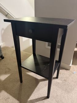 Black night stand