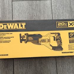 DeWalt DCS382B 20V MAX XR Brushless Cordless Reciprocating Saw Tool Only

NEW sealed box 