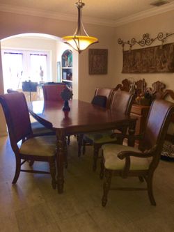 Dining tommy Bahamas's 6 chair & leaf