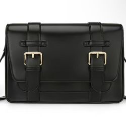 ECOSUSI Vintage PU leather Shoulder Bag 