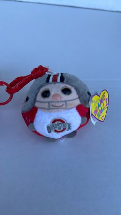 TY Beanie Ballz Clip- Ohio State