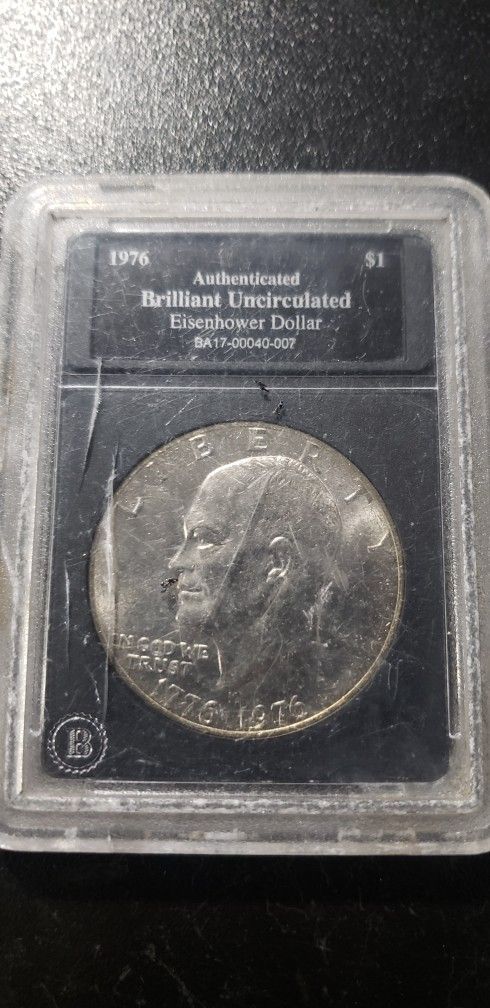 Uncirculated bicentennial Eisenhower