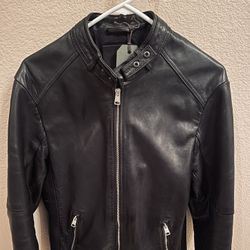 All Saints Cora Leather Jacket