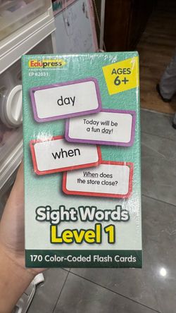 Edupress Sight Words Level 1 Flash Cards