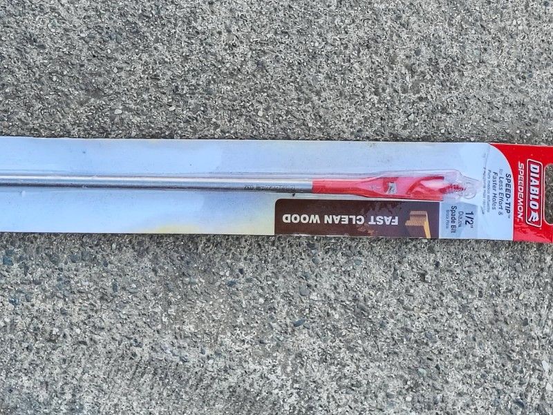 Diablo SPEEDemon 1/2" spade bit,