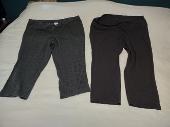 J Jill 2 pair of pants Plaid and Grey