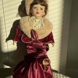 Vintage porcelain doll 