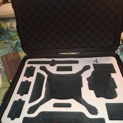Dji Phantom 3 or 4 Hard Case With Handle And Wheels