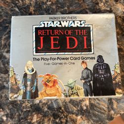 Return of the Jedi Parker brother $15 playing cards