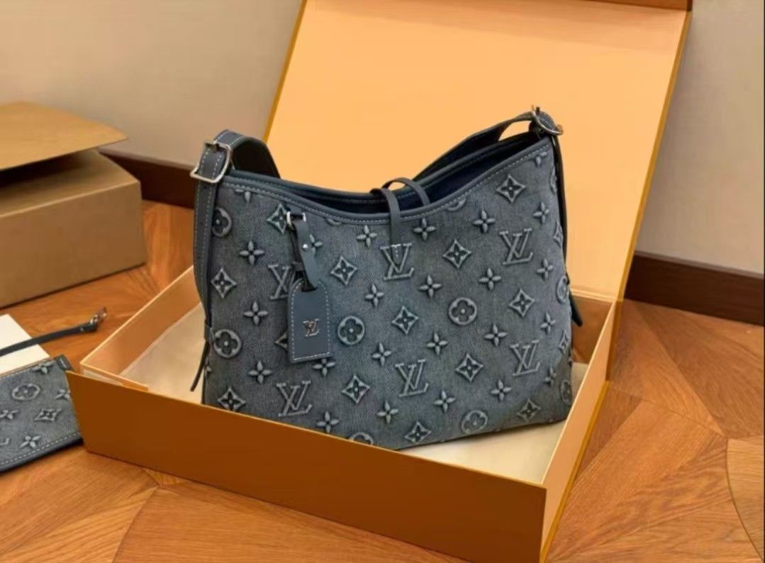 LOUIS VUITTON Carryall SOFT TRUNK Sky Denim PM