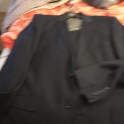 Men's Mantoni Made In Milan Italy Beautiful Suit Totally Lined Pants Are 38Rag