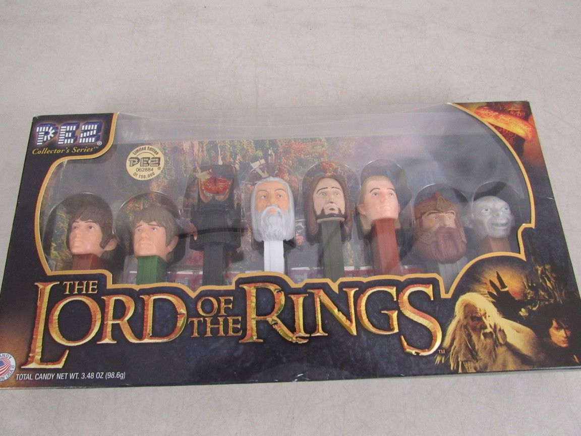 The Lord of The Rings PEZ Collectors Series Limited Edition Set #062884 New Open